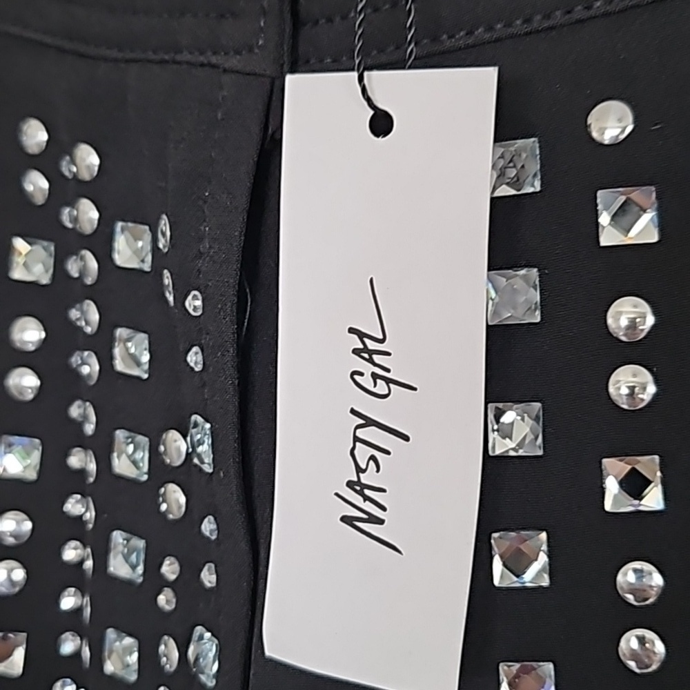 CLEARANCE Nasty Gal Hotfix Tailored Trouser - Size 16, NWT - Picture 6 of 8